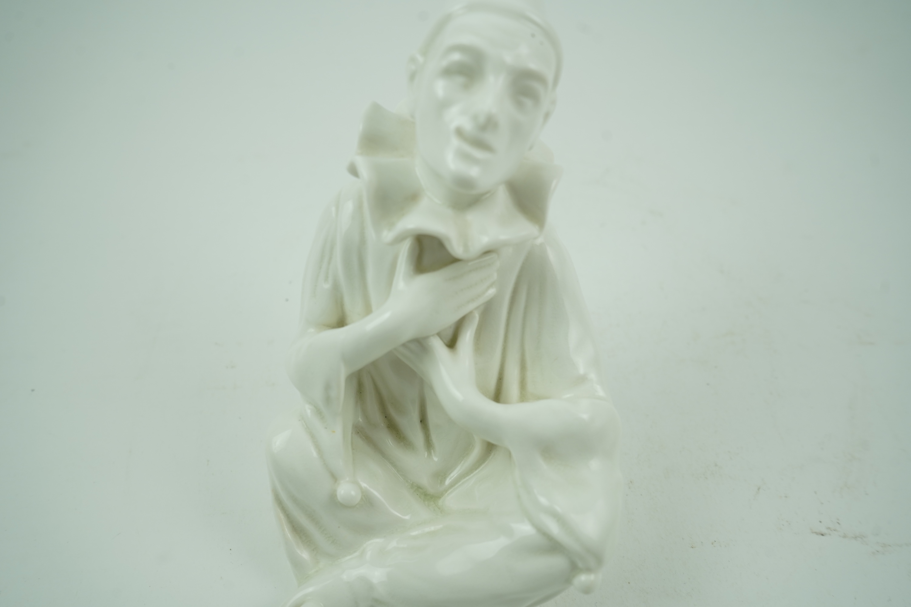 Charles J. Noke (1858-1941) for Royal Doulton: 'Sentimental Pierrot'
